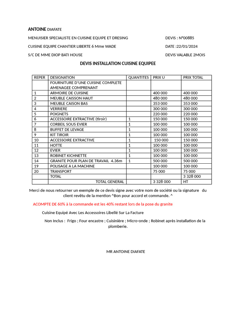 obtenez rapidement un devis pour la conception et l
